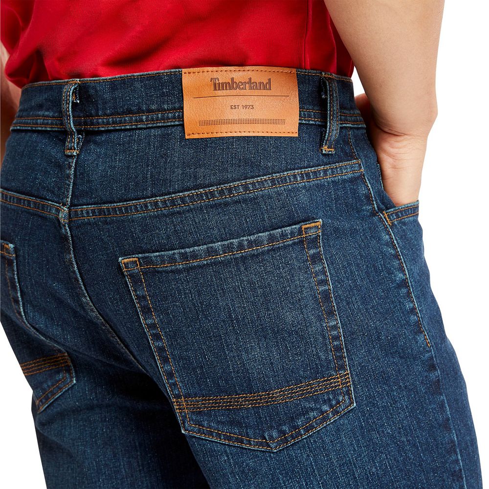 Calça Masculino - Timberland Regular Fit Denim Jeans - HYPOL3471 - Azul Marinho